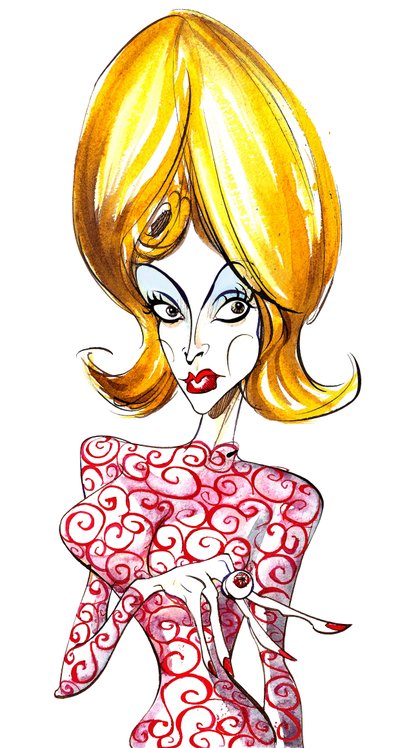 Martian Girl from the movie Mars Attacks! by Neale Osborne